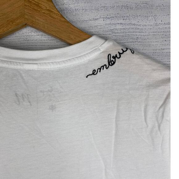 Embrujo del arte Mens Graphic Tee Big Eye on White T-Shirt size Medium - Picture 6 of 7